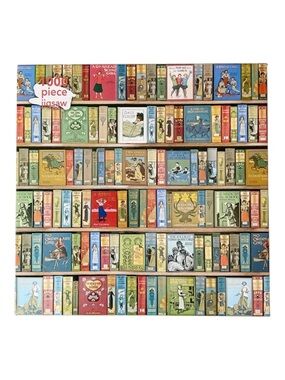 Flame Tree Bodleian Library Bookshelves 1000 Piece Jigsaw Puzzle Complete